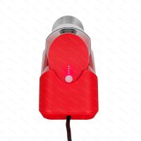 Wireless stick blender bamix CORDLESS PLUS, red - blender in charging station detail 1
