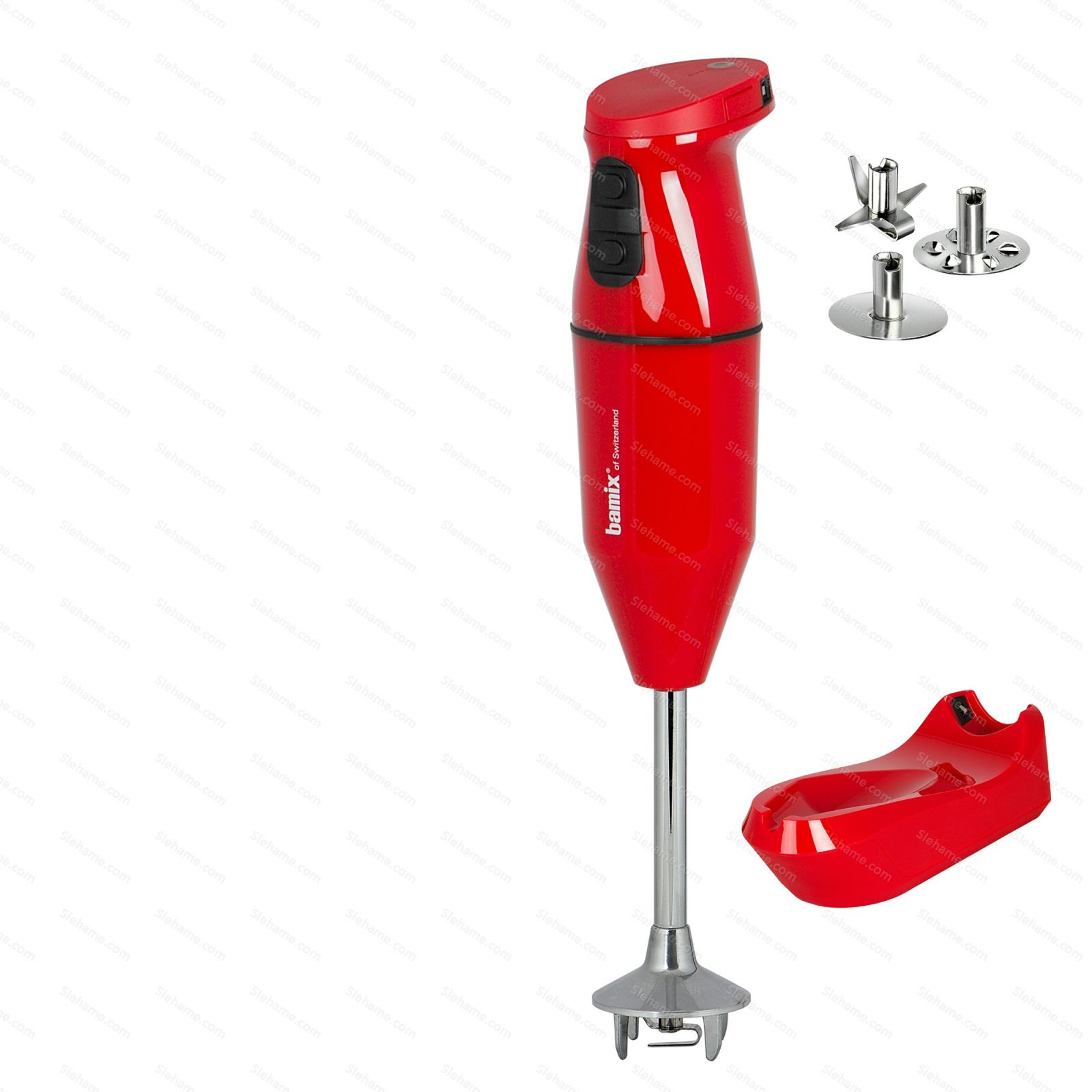 Wireless stick blender bamix CORDLESS PLUS, red - package content