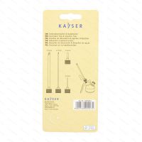 Decorator & injector tips Kayser, 4 pcs - product package back side