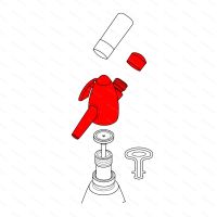Replacement head for siphons Kayser SODASIPHON - illustration