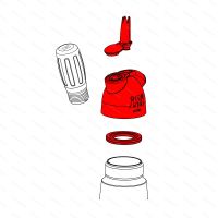 Replacement head iSi EASY WHIP PLUS, white - illustration