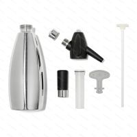iSi SODA SIPHON INOX 1.0 l, stainless steel - package content
