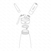 Pressure bottle iSi NITRO WHIP 1.0 l - illustration