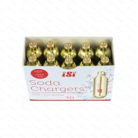 Soda chargers iSi 8.4 g CO2, 10 pcs (disposable) - opened box