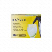 Soda chargers iSi 7.5 g CO2, 10 pcs (disposable) Kayser - front view