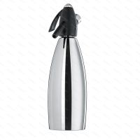 iSi SODA SIPHON INOX 1.0 l, stainless steel - front view