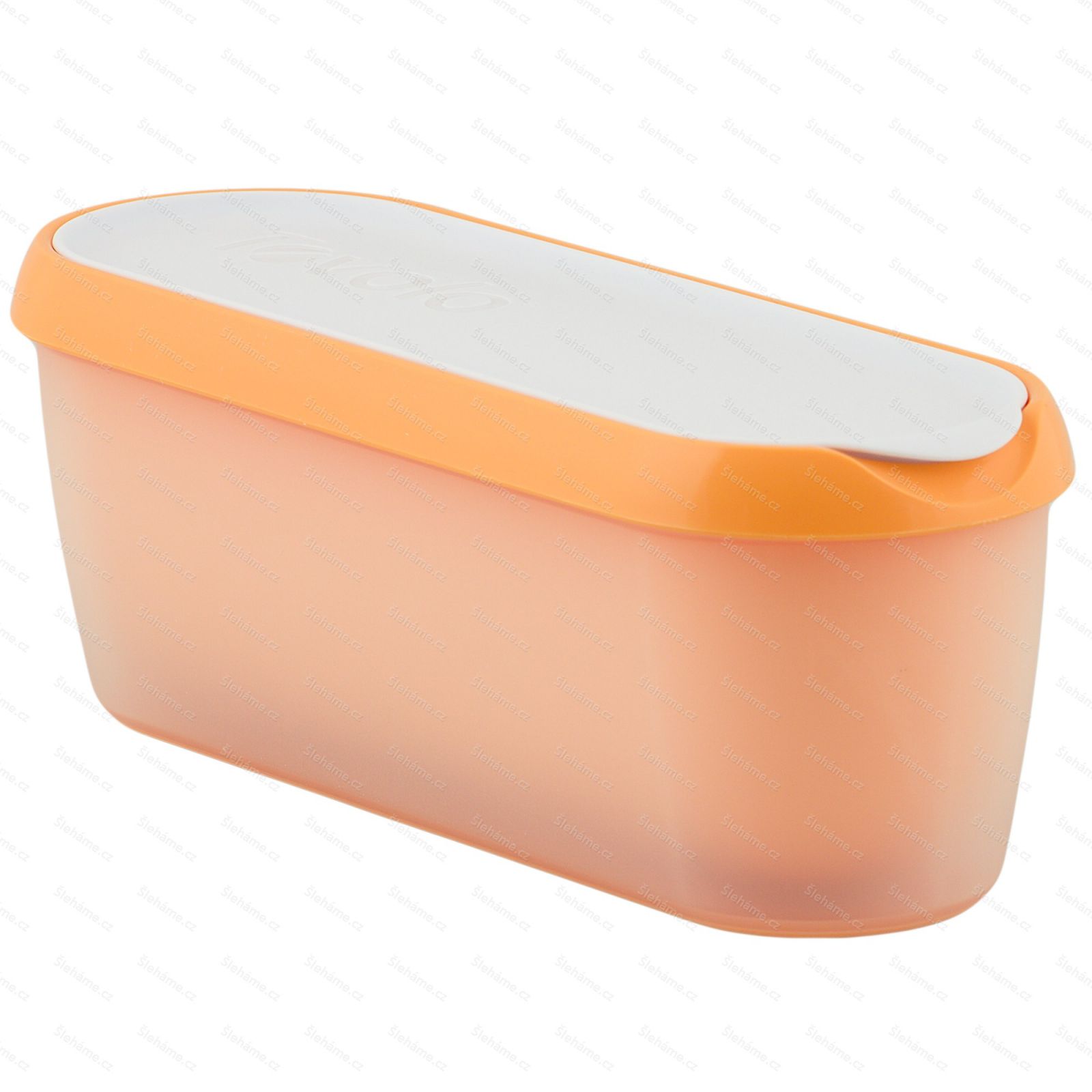 Ice cream tub Tovolo GLIDE-A-SCOOP 1.4 l, orange crush - main view