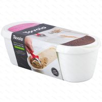 Ice cream tub Tovolo GLIDE-A-SCOOP 2.4 l, white - label