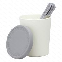 Ice cream tub Tovolo SWEET TREAT 1.0 l, oyster gray - with Zeroll scoop inside