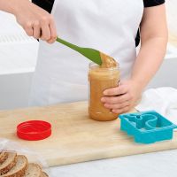 Tovolo FLEX-CORE All Silicone Jar Scraper, pesto - usage suggestion